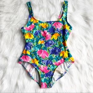 Jantzen | 90s vintage swim square neck bodysuit 14